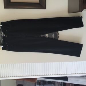 Calvin Klein black velvet jeans, size 8.